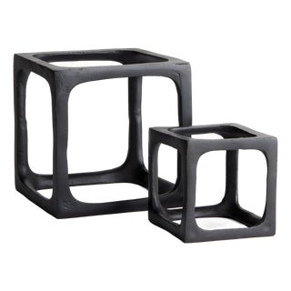 Cubist Sculptures, Set Of 2 For Sale