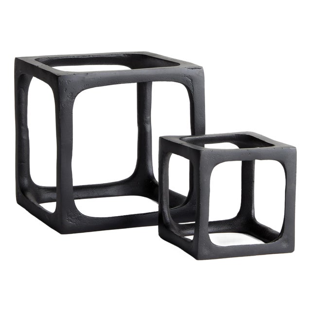 Cubist Sculptures, Set Of 2 For Sale