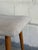 Vintage Danish Mid Century Modern Teak Vanity Stool Ottoman For Sale In Los Angeles - Image 6 of 9