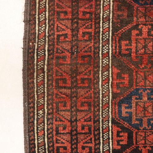 Middle Eastern Beluchi Rug in Wool For Sale - Image 6 of 8