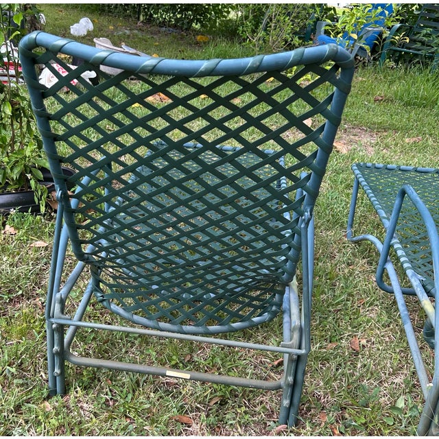 Plastic Set of 2 Vintage Brown Jordan Tamiami Patio Lounge Chairs For Sale - Image 7 of 12