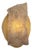 Mojave #1 Wall Light in Stoneware and Canvas by Margaux Leycuras For Sale