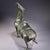 Late 20th Century Bronze Horse Figure - Archaic Style Statue With Saddle For Sale - Image 5 of 10