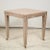 Wood Bespoke Cerused Oak Table on Castors For Sale - Image 7 of 9