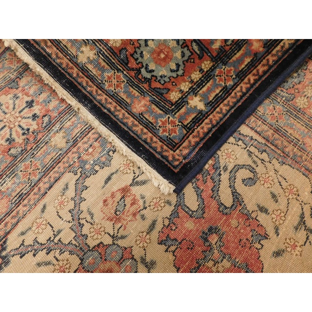 Antique Persian Tabriz Rug. 6'10"x 10' For Sale - Image 11 of 18