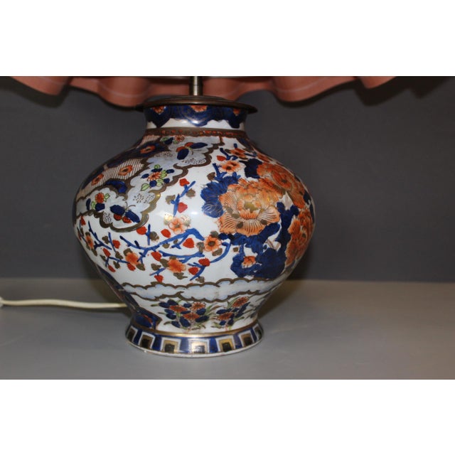 Ceramic Imari Vase Lamp, 19th Century For Sale - Image 7 of 9