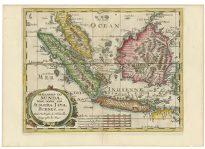 Antique Map of the Sunda Islands, 1705