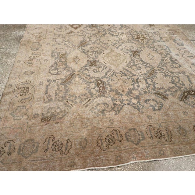 Galerie Shabab Collection Early 20th Century Persian Tabriz Carpet For Sale In New York - Image 6 of 8