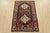Tribal Yalameh Rug 2’9” X 4′ Blue Wool Vintage Tribal Hand-Knotted Oriental Carpet For Sale - Image 3 of 10