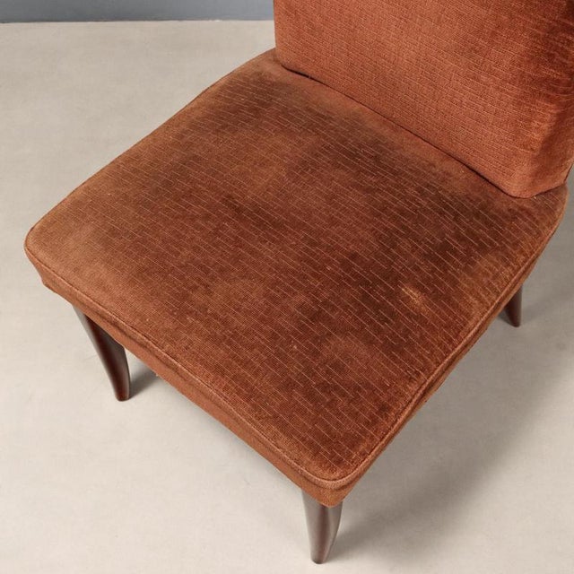 Textile Chairs, 1950s, Set of 6 For Sale - Image 7 of 9