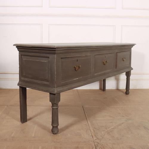 Brown English Dresser Base, 18th Century For Sale - Image 8 of 12