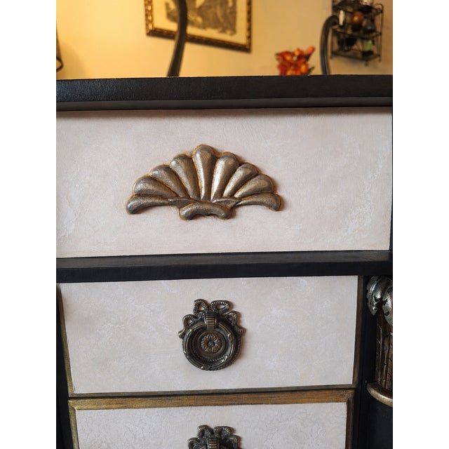 Black 1980s The Marquise Jewel Cabinet - The Matador Collection For Sale - Image 8 of 11