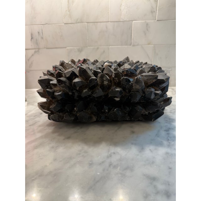 Large Black Quartz Lidded Box Attributed to Kathryn McCoy For Sale In Atlanta - Image 6 of 7