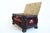 Wood Antique Tramp Jewelry Box in Carved Brass, 1893 For Sale - Image 7 of 12