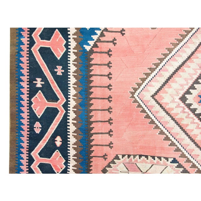 1930s Early 20th Century Turkish Konya Kilim Rug For Sale - Image 5 of 17