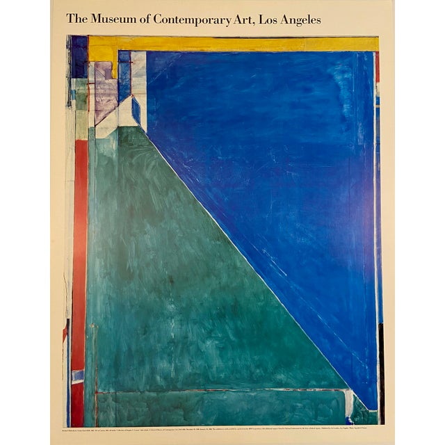 1980s Museum of Contemporary Art Richard Diebenkorn Exhibition Poster For Sale