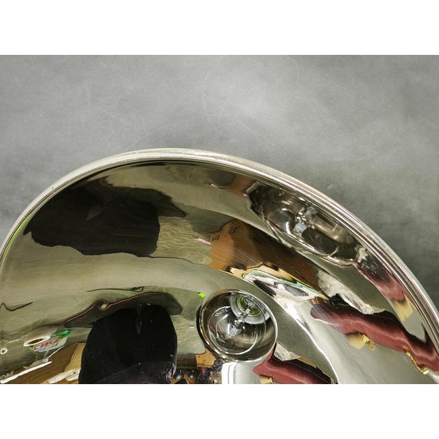 Silver Vintage Bauhaus Chrome Table Lamp with Beech Handle, 1930s For Sale - Image 8 of 15