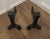 19th Century Iron Fire Dogs, Set of 2 For Sale - Image 5 of 7