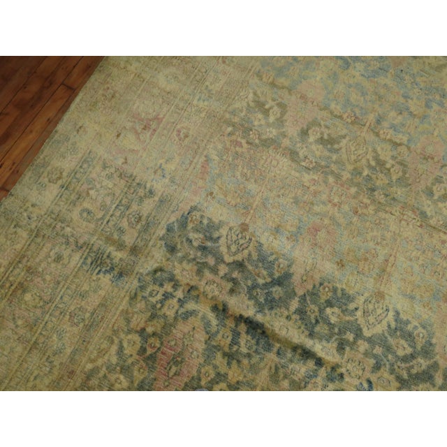 Antique Zabihi Collection Khorassan Rug For Sale - Image 9 of 12