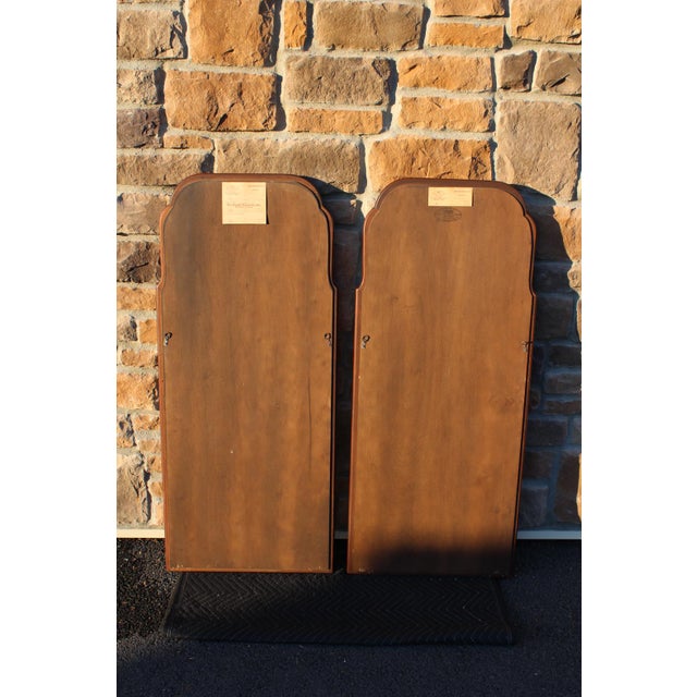 Henkel-Harris Mahogany Queen Anne Mirrors—A Pair For Sale - Image 10 of 17