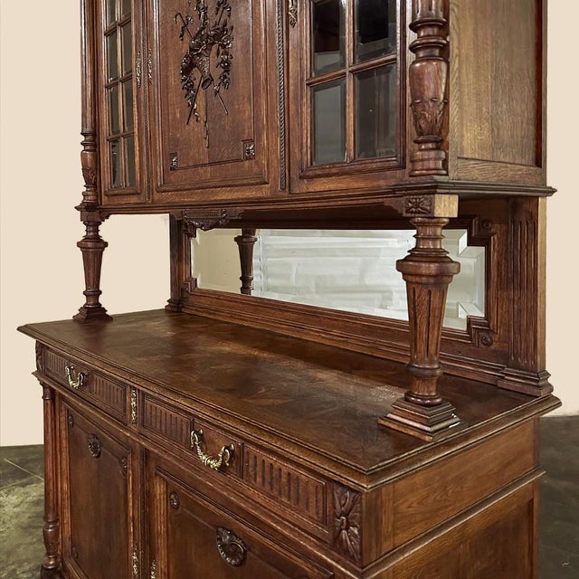 19th Century French Louis XVI China Buffet For Sale - Image 11 of 15
