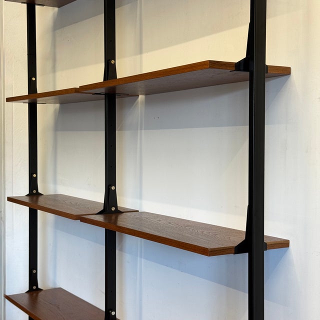 Vintage Bookcase in Teak, 1950s, in Restored conditions. Designed 1950 to 1959