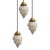 Art Deco Triple Cascade Pendant Lamp For Sale - Image 5 of 5