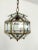 Italian Brass and Cut Glass Pendant Lamp, 1960s For Sale - Image 12 of 14