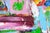 2020s "Magenta Spackle Swath" Contemporary Abstract Expressionist Acrylic Painting by Robbie Kemper For Sale - Image 5 of 6