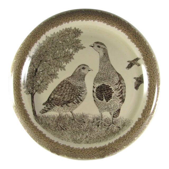 Rosenthal Thomas Perdix Patridge Dinner Wall Plate For Sale