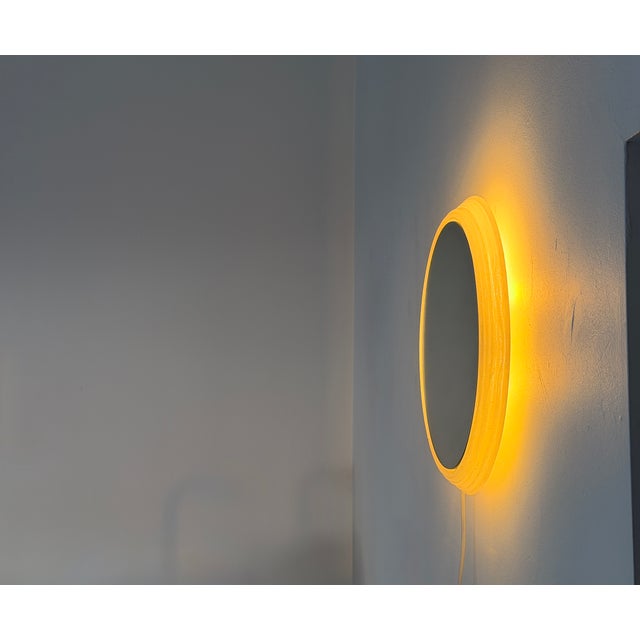 Mid-Century Backlit Wall Mirror from Hillebrand, Germany, 1960s For Sale - Image 10 of 13