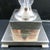 1990s Art Deco Style 4-Tiered Crystal Rods and Chrome Table Lamps - a Pair For Sale - Image 11 of 18