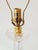 Gold Late 20th Century Rock Crystal Obelisk & Sphere Form Table Lamps - A Pair For Sale - Image 8 of 10