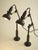 Industrial Matched Pair Industrial Singer SLF-2 Sewing Machine Articulating Table Lamps 1930's For Sale - Image 3 of 6