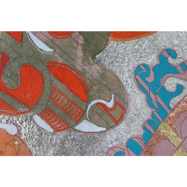 Sculpture Materials Sax Berlin "From The Inner Heart To The Dove Of Peace." Contemporary Figurative Painting 2020 For Sale - Image 7 of 10