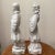 Vintage Pair Chinese Emperor Empress Asian Figure Couple Statues, 1979 For Sale - Image 4 of 9