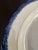 A Very Nice Antique Pearlware Blue Feather Edge Platter, Circa 1820’s Made in England, circa 1820’s Marked "Hall"...