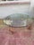 Mid Century Modern Wrought Gilt Iron Coffee Table With Glass Top. Circa 1975. For Sale - Image 6 of 8