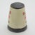 1980s Vintage Italian Handmade Genuine Silver Hand Enameled Thimble Made in Florence Tuscany For Sale - Image 5 of 10