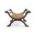Italian 19th Century Italian Walnut Curule Stool With Ram's Head Carving For Sale - Image 3 of 5
