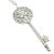 Contemporary Tiffany & Co Platinum Large Victoria Vine Key Pendant Necklace For Sale - Image 3 of 14