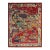 1920s Red Landscape Scene Antique Chinese Art Deco Rug 9'x11' 9" Nichols Workshop Carpet For Sale