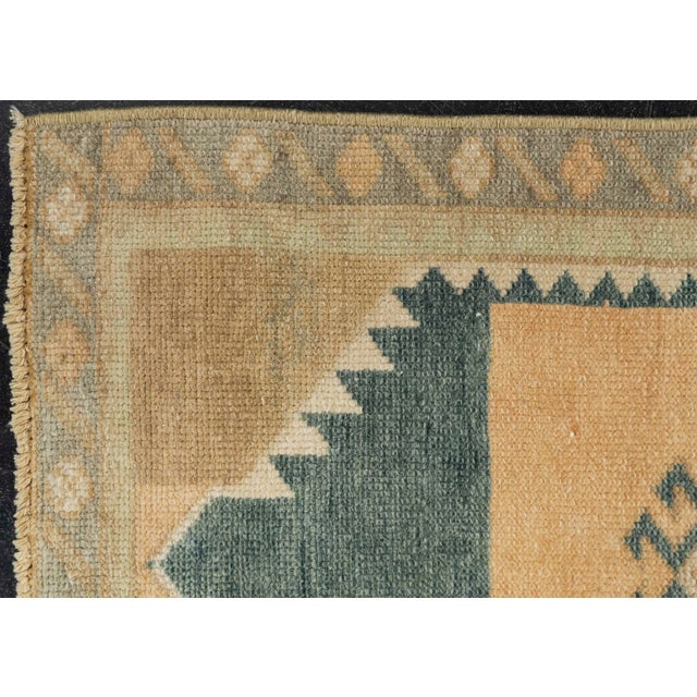 Early 21st Century Turkish Mini Rug Oriental Hand Knotted Vintage Rug 1'7" x 2'7" #21262 For Sale - Image 5 of 8