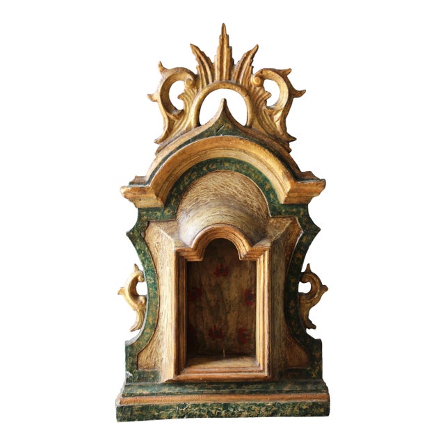 18th Century Baroque Wall Oratory, Portuguese For Sale