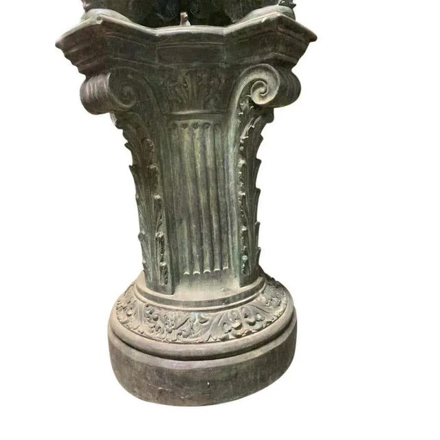 French Empire Garden Urns in Bronze, 20th Century, Set of 2 For Sale - Image 6 of 10