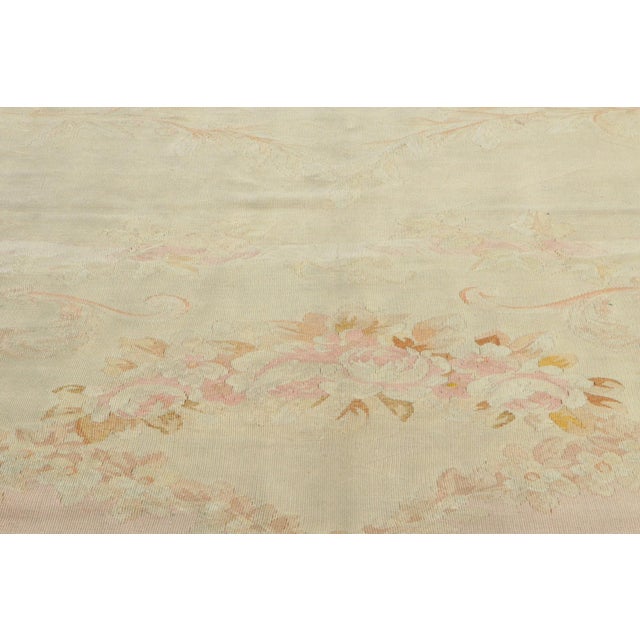 Textile Late 19th Century French Aubusson Rug, 13'07 X 21'02 For Sale - Image 7 of 12