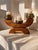 This authentic vintage three flame candle holder is a magnificent example of early to mid 20th century European Art Deco...