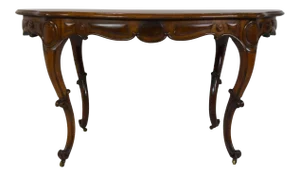 19th-Century Rosewood Center Table