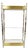 Vintage Mid Century Modern Lighted Chrome & Brass Etagere Display Shelf Curio For Sale