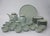 Mid-Century Modern Shape 680 Selecta Decor S-117 in Celadon Green Tea Service by Ernst August Sundermann for Fürstenberg, 1970s, Set of 45 For Sale - Image 3 of 18